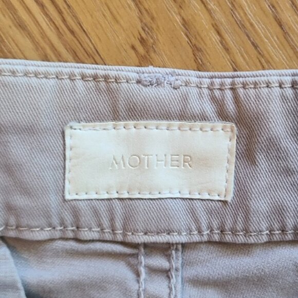 MOTHER THE TOMCAT PREP CROPPED KHAKIS CHINOS KILLING TIME CEMENT STRETCH sz 27 - Picture 7 of 9